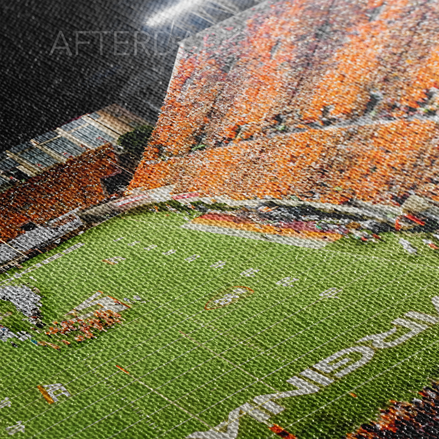 VIRGINIA TECH HOKIES CANVAS "HOKIE GLORY" LANE STADIUM