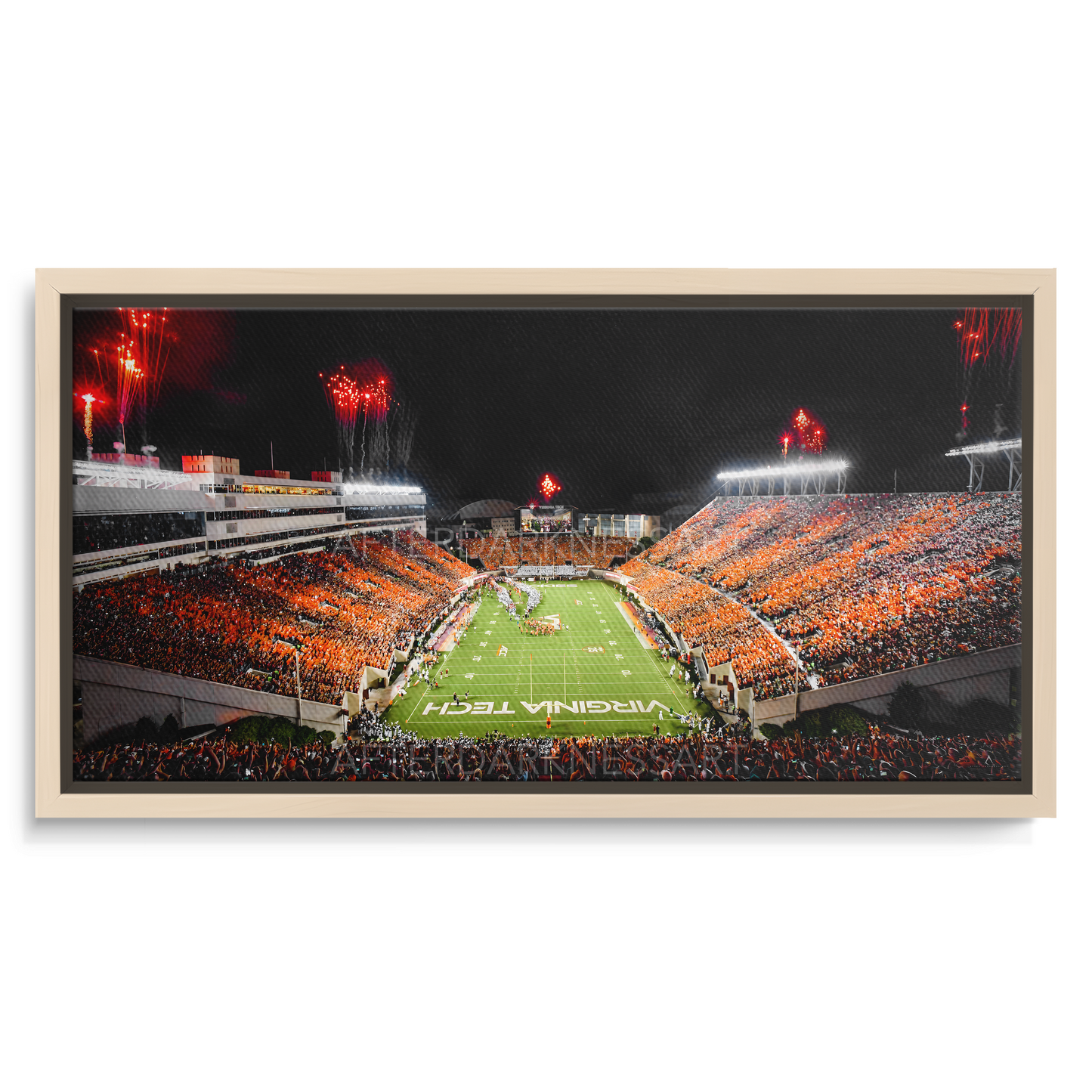VIRGINIA TECH HOKIES CANVAS "HOKIE GLORY" LANE STADIUM