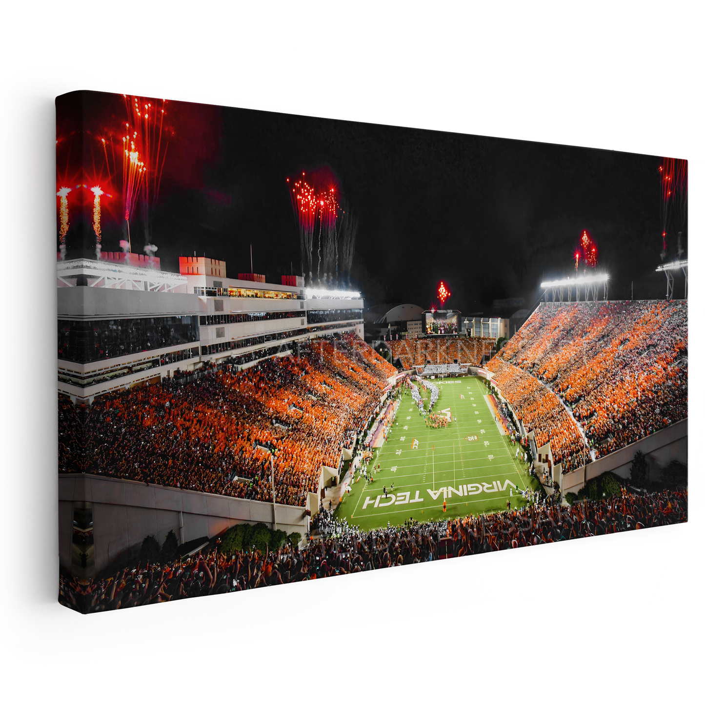 VIRGINIA TECH HOKIES CANVAS "HOKIE GLORY" LANE STADIUM