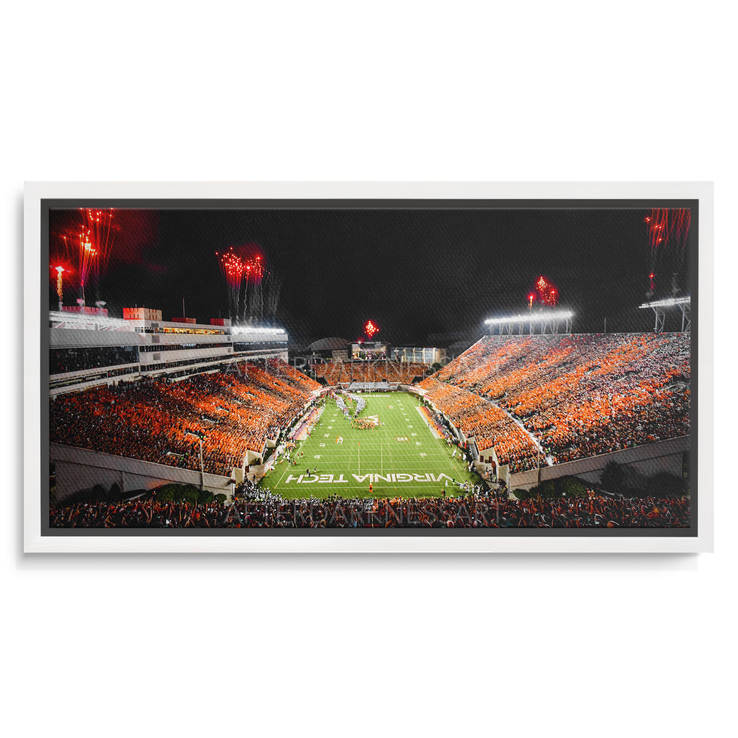 VIRGINIA TECH HOKIES CANVAS "HOKIE GLORY" LANE STADIUM